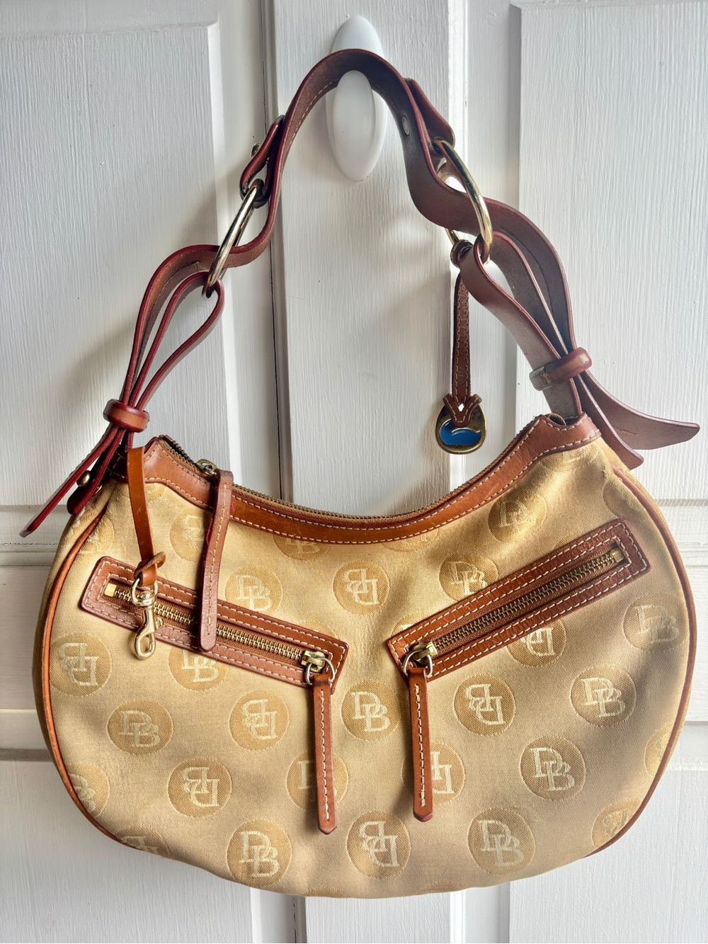 vintage y2k dooney & bourke monogram hobo bag GUC - Picture 2 of 15